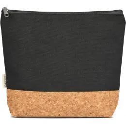 Okiyo Koruku Cork & Cotton Cosmetic Bag Unbranded